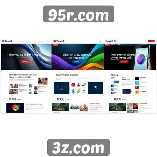 Evolução do design do site 95r.com ao longo do tempo